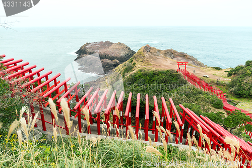 Image of Row of Torii in Motonosumiinari Shrine