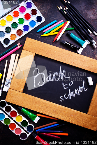 Image of school supplies