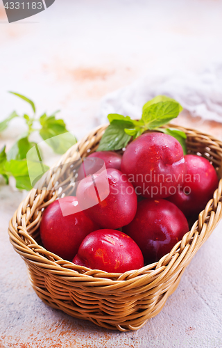 Image of fresh plums