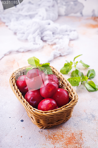 Image of fresh plums