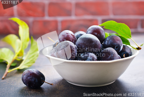 Image of fresh plums