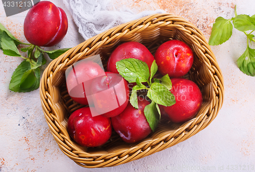 Image of fresh plums