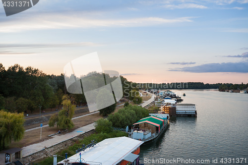 Image of Party barges (splavs), Sava river, Belgrade