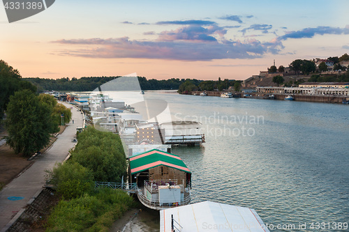 Image of Party barges (splavs), Sava river, Belgrade