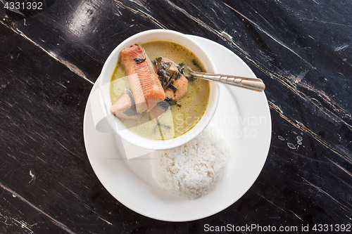 Image of Khmer Amok with Fish