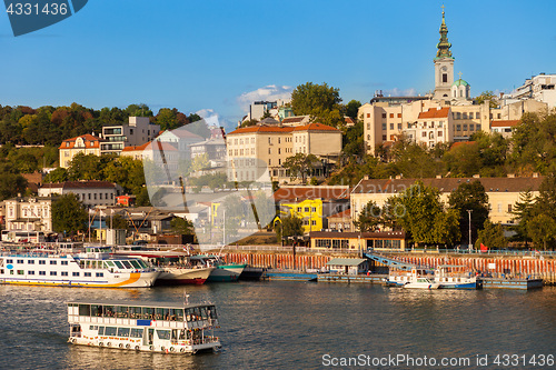 Image of Tour boat on the Sava, Belgrade waterfront