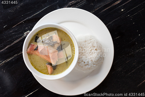 Image of Khmer Amok with Fish