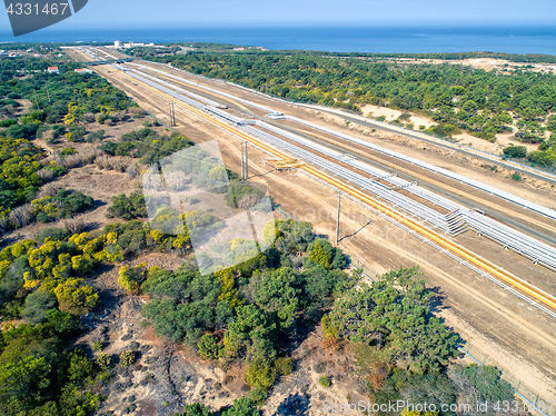 Image of Top View of the Gas Pipeline