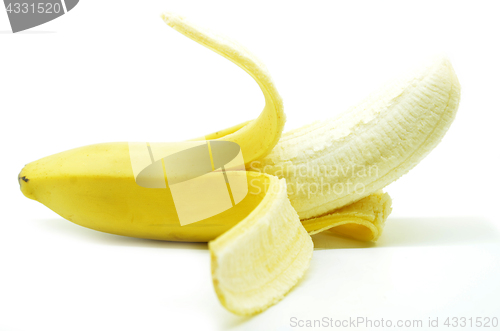 Image of Yellow bananas isolated