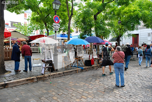 Image of Artists in Montmartre.