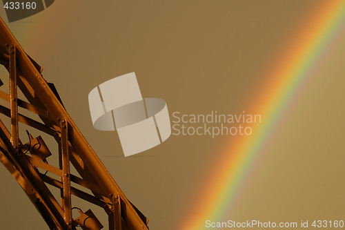 Image of Rainbow by Eiffel Tower