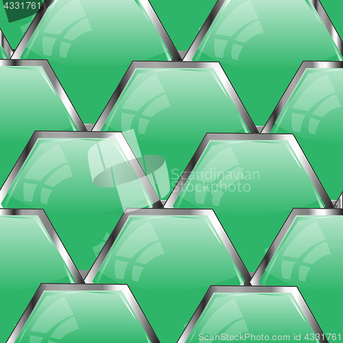 Image of Green buttons background