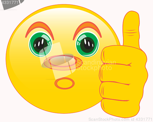 Image of Smaily gesture by hand