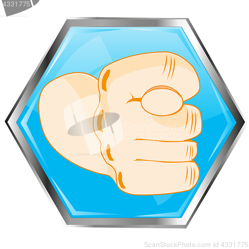 Image of Gesture fig on button