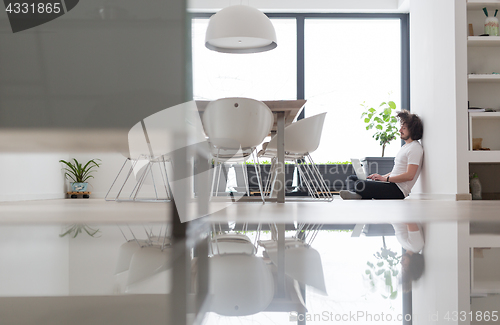 Image of man enjoying relaxing lifestyle