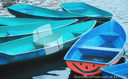 Image of Colorful Recreation Boats