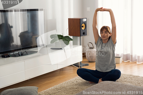 Image of Doing exercise at home