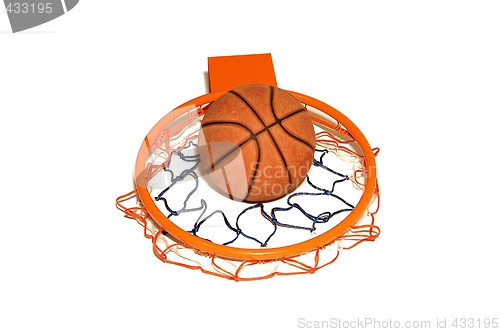 Image of Basketball and rim