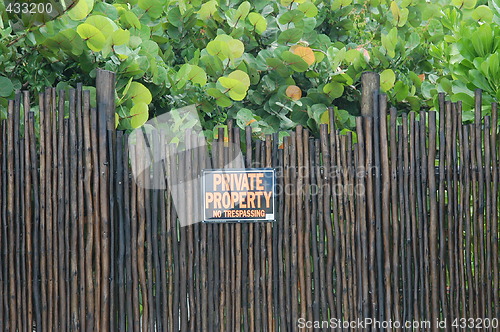 Image of Private property sign