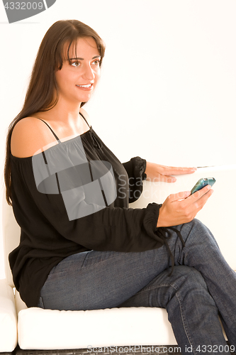 Image of Elegant Girl telephoned