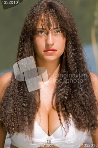 Image of Young girl with big breasts