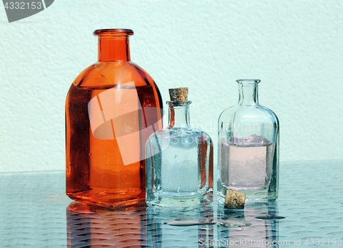 Image of Three Vintage Glass Jars