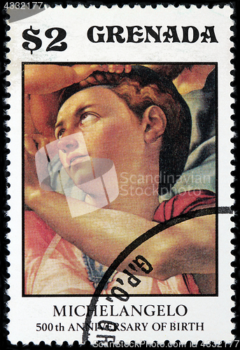 Image of Doni Madonna Stamp