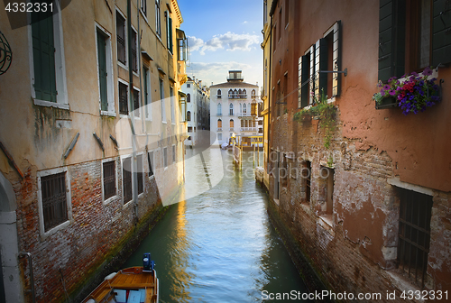 Image of Narrow channel in Venice