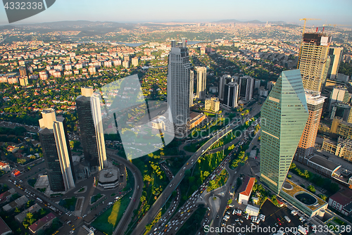 Image of Aerial panoramic view of Istanbul