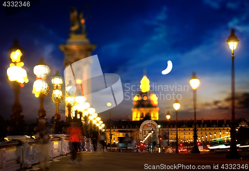 Image of Bridge Alexandre in Paris