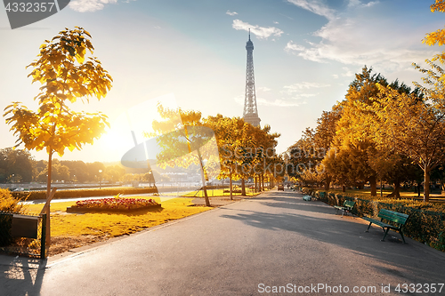 Image of Park near the Eiffel Tower