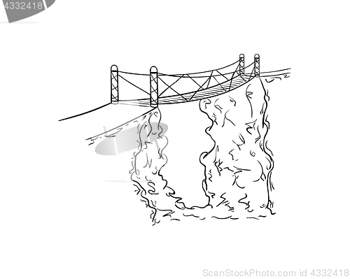 Image of sketch of the bridge