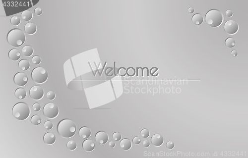 Image of Welcome sign with gray background