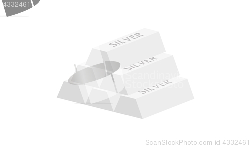 Image of pyramid of silver ingots