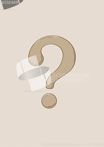 Image of brown question mark