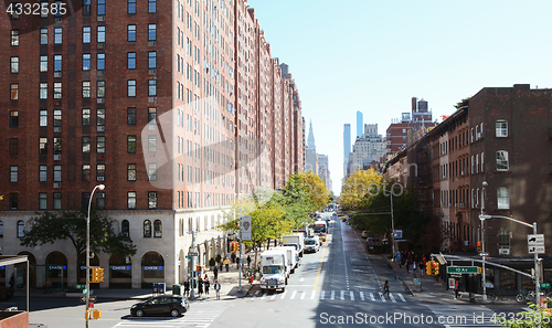 Image of View from High Line at 23rd Street and 10th Avenue