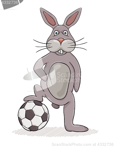 Image of rabbit and ball