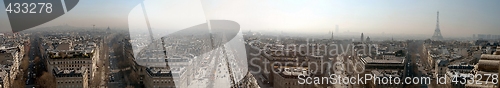 Image of Champs Elysées and Eiffel Tower