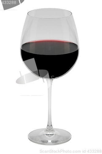 Image of Glass of red wine