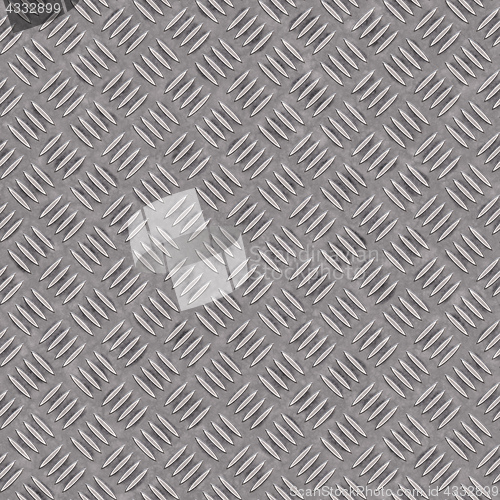 Image of a diamond metal plate texture