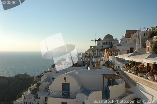 Image of Oia view before sunset