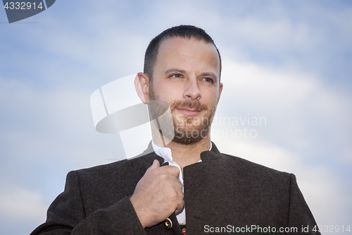 Image of bavarian tradition man portrait