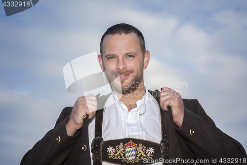 Image of bavarian tradition man portrait