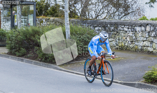 Image of The Cyclist Leonardo Fabio Duque - Paris-Nice 2016 