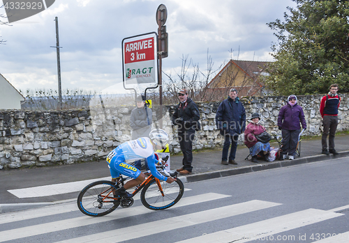 Image of The Cyclist Leonardo Fabio Duque - Paris-Nice 2016 