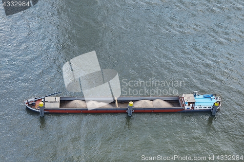 Image of Barge from above