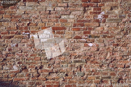 Image of Brick Wall Closeup