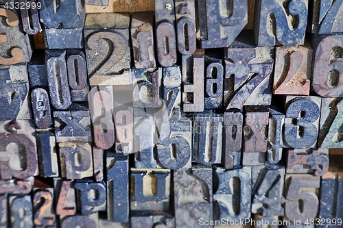 Image of Font Printing Blocks