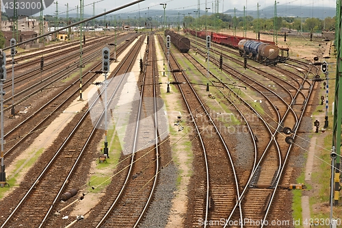 Image of Railway Station Tracks