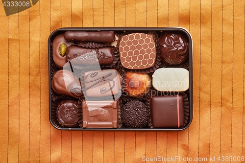 Image of Chocolate candies box